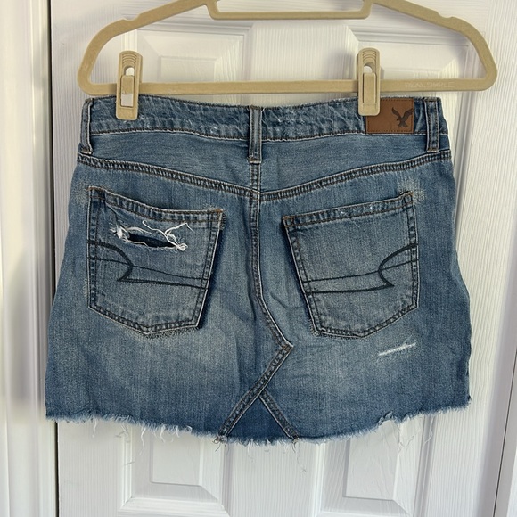 Midrise jean skirt - Picture 2 of 3